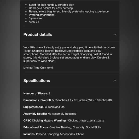 Viral Target pink toy shopping basket! So cute!! - Picture 3 of 7